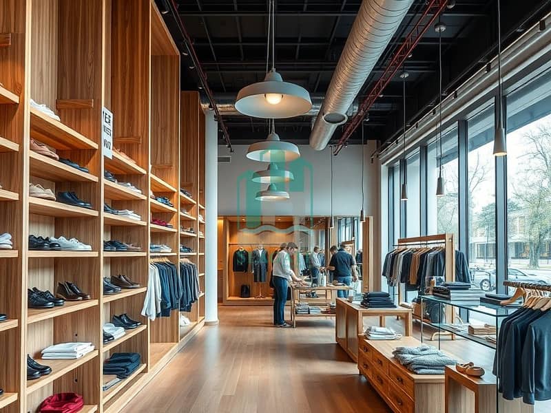 16 A_realistic_interior_of_a_modern_retail_shop_featuring_sleek_wooden_shelves_stocked_with_a_variety_of_products_such_as_clothes_shoes_and_accessories. _The_shop_has_large_windows_letting_in_natural_light_wooden_flooring_and_contemporary. jpeg