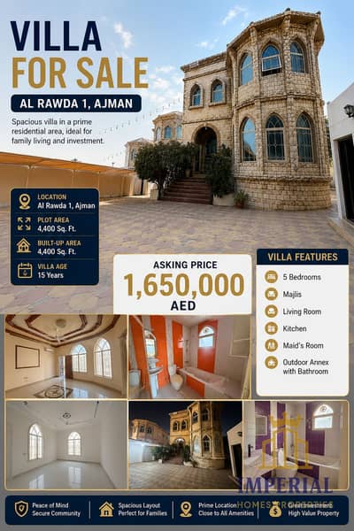 5 Bedroom Villa for Sale in Al Rawda, Ajman - ChatGPT Image 2 يونيو 2026، 05_11_14 م. png