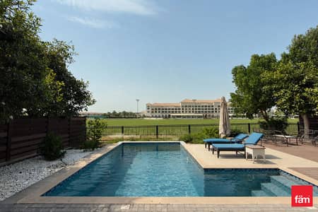 4 Bedroom Villa for Rent in Dubailand, Dubai - Direct Polo Field View | Private Pool | 4 BR Villa