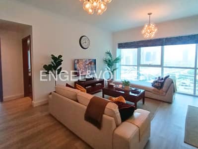 2 Bedroom Apartment for Rent in Jumeirah Lake Towers (JLT), Dubai - Furnished | High Floor | Skyline View