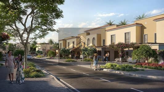 3 Bedroom Townhouse for Sale in Yas Island, Abu Dhabi - yas-park-gate-aldar-porperties-road-view. jpeg 3 Bedroom Townhouse for Sale in Yas Island, Abu Dhabi - yas-park-gate-aldar-porperties-road-view. jpeg