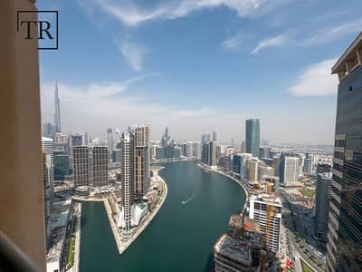 شقة 2 غرفة نوم للايجار في الخليج التجاري، دبي - شقة في برج تشرشل السكني،أبراج تشرشل،الخليج التجاري 2 غرف 110000 درهم - 15356502