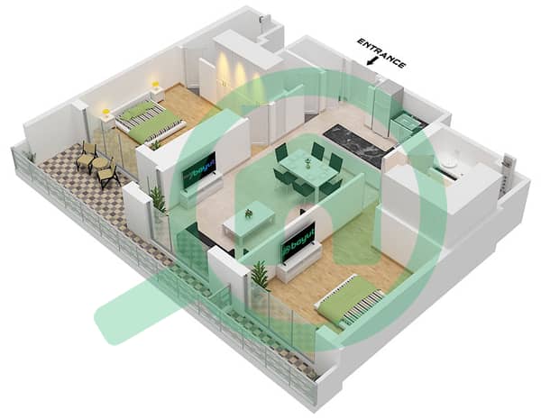 Type P Variant 3 Unit 9 Floor 7,19,13,25,37 Type P Variant 3 Unit 9 Floor 7,19,13,25,37