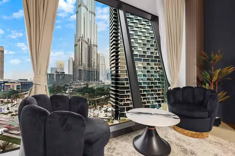 Full Burj Khalifa View | Chiller Free | Big Layout Full Burj Khalifa View | Chiller Free | Big Layout