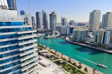 2 Bedroom Flat for Rent in Dubai Marina, Dubai - Full Marina View | Vacant | Large Balcony