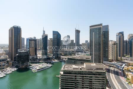1 Bedroom Flat for Rent in Dubai Marina, Dubai - Managed | Partial Marina & Sea View | June 22nd