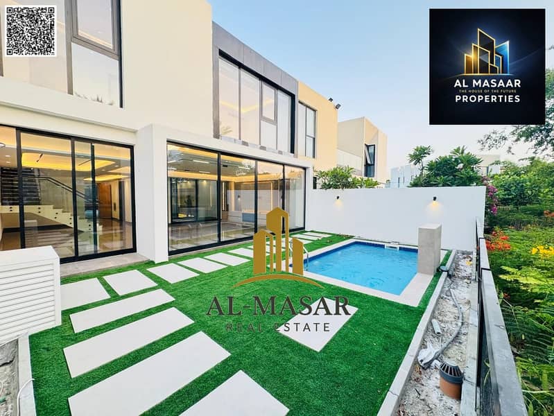 Villa in Al Zorah, Ajman, fully smart, with private pool, electricity, water, and air conditioning included. Freehold ownership for all nationalities. - Image 2