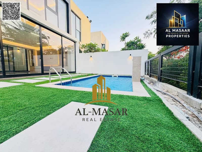 Villa in Al Zorah, Ajman, fully smart, with private pool, electricity, water, and air conditioning included. Freehold ownership for all nationalities. - Image 3