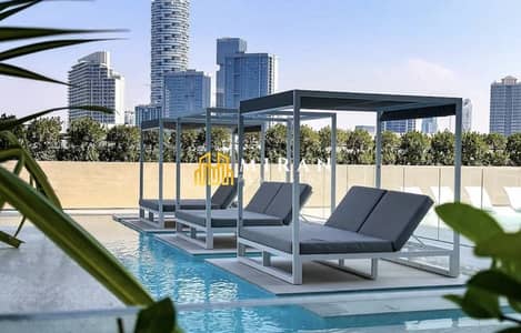 1 Bedroom Flat for Sale in Jumeirah Village Circle (JVC), Dubai - Luxury 1BR - Pool View - Huge Gym - Prime Location Near Entrance