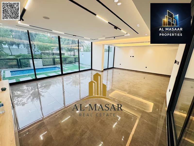 Villa in Al Zorah, Ajman, fully smart, with private pool, electricity, water, and air conditioning included. Freehold ownership for all nationalities. - Image 6
