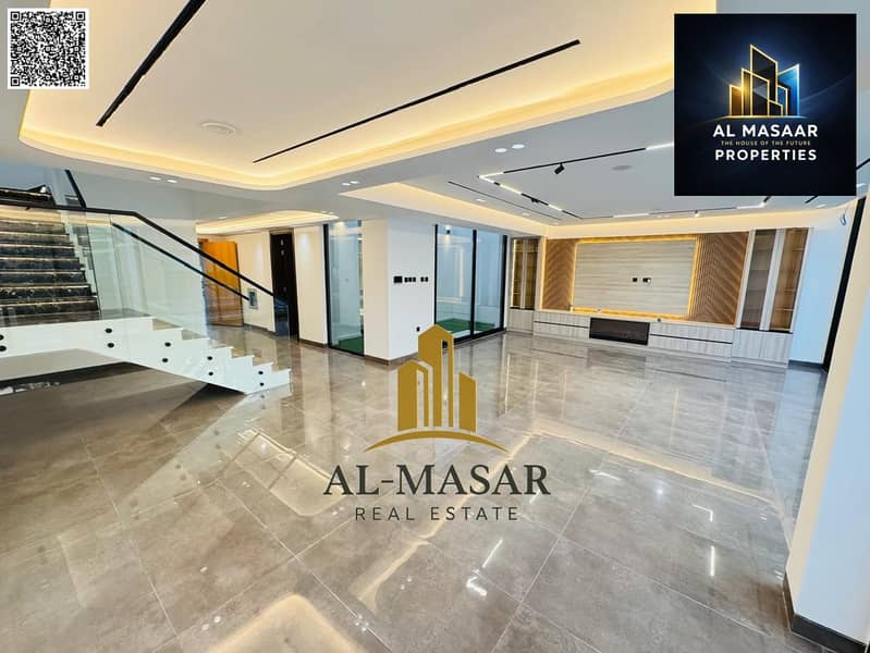 Villa in Al Zorah, Ajman, fully smart, with private pool, electricity, water, and air conditioning included. Freehold ownership for all nationalities. - Image 8