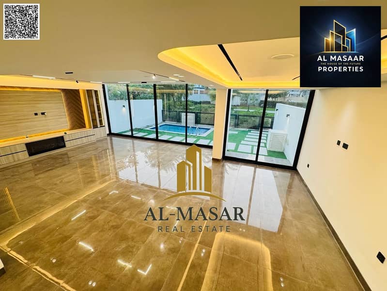 Villa in Al Zorah, Ajman, fully smart, with private pool, electricity, water, and air conditioning included. Freehold ownership for all nationalities. - Image 9