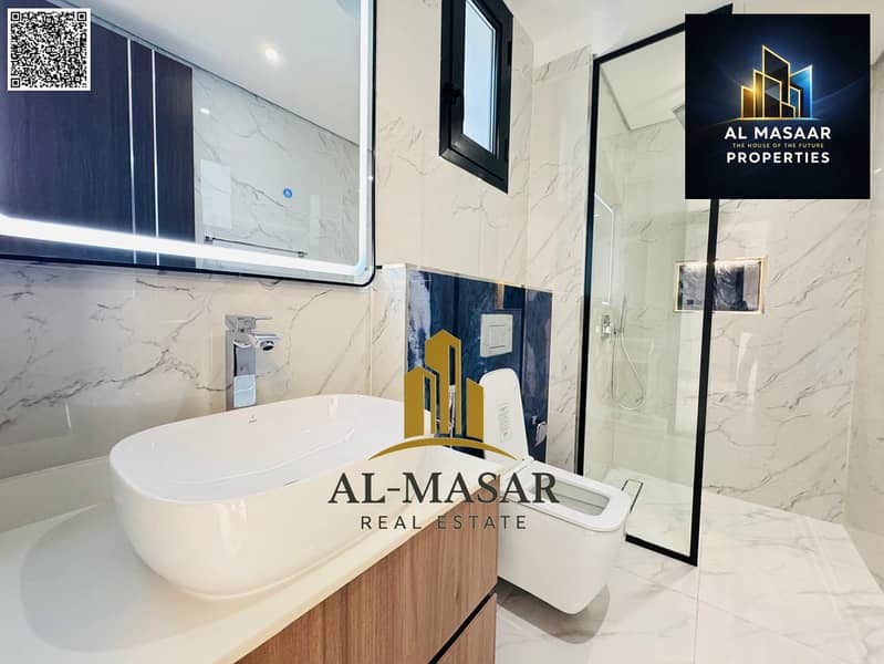 Villa in Al Zorah, Ajman, fully smart, with private pool, electricity, water, and air conditioning included. Freehold ownership for all nationalities. - Image 18