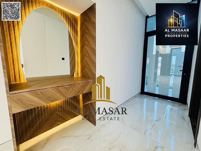 Villa in Al Zorah, Ajman, fully smart, with private pool, electricity, water, and air conditioning included. Freehold ownership for all nationalities. - Image 30