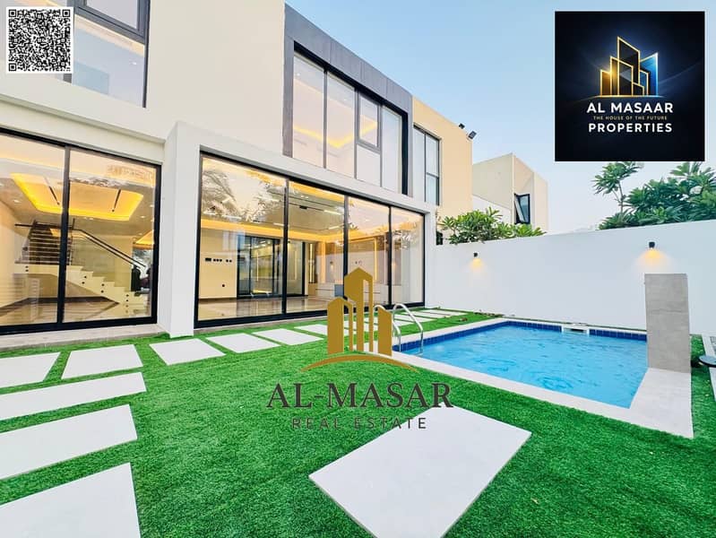 Villa in Al Zorah, Ajman, fully smart, with private pool, electricity, water, and air conditioning included. Freehold ownership for all nationalities. - Image 34