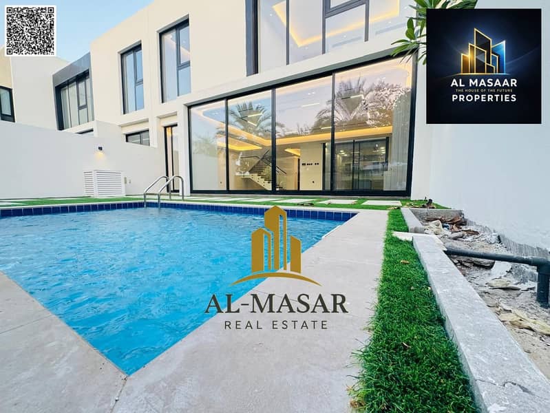 Villa in Al Zorah, Ajman, fully smart, with private pool, electricity, water, and air conditioning included. Freehold ownership for all nationalities. - Image 35