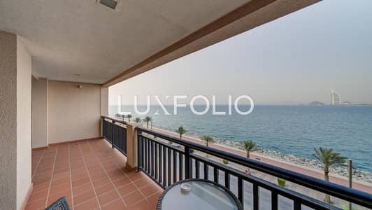 1 Bedroom Apartment for Rent in Palm Jumeirah, Dubai - Full Sea & Burj Al Arab View | Fully Furnished | Large Layout 1 Bedroom Apartment for Rent in Palm Jumeirah, Dubai - Full Sea & Burj Al Arab View | Fully Furnished | Large Layout