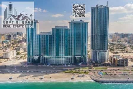 克里奇阿治曼公寓小区， 阿治曼 2 卧室单位待租 - Verified 01 Corniche Tower. jpg