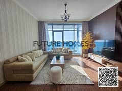 Spacious 2-Bedroom Furnished Sea View Apartment | Corniche Residency Ajman.
