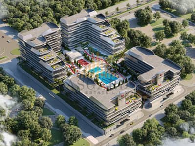 شقة 1 غرفة نوم للبيع في ميدان، دبي - Aerial Render. jpg