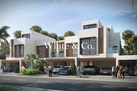 5 habitaciones Townhouse para en Venta en DAMAC Lagoons, Dubai - Casa adosada en DAMAC Lagoons，Marbella, 5 dormitorios, 3950000 AED - 15366014