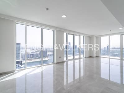4 Bedroom Penthouse for Rent in Dubai Harbour, Dubai - High Floor I Palm View I Unfurnished I Vacant