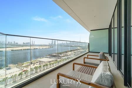 1 Bedroom Apartment for Rent in Al Jaddaf, Dubai - High Floor | Creek & Burj View | Unique layout