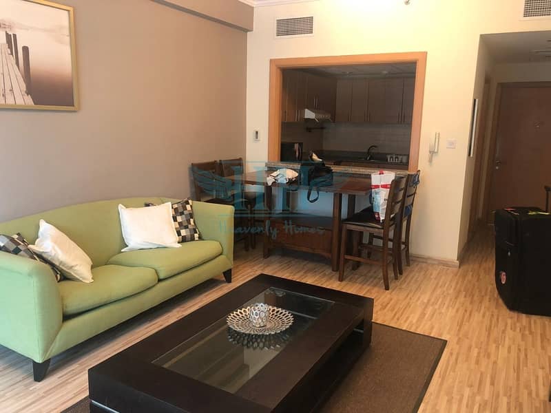 Spacious 1 BR Fully Furnished for Rent in Dubai Silicon Oasis Sapphire  Residence