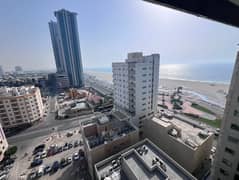 2 Bedroom Apartment for Rent in Ajman Corniche – AED 53,000 – First Row Sea View 3 Bathrooms 2 Master Rooms Free Parking