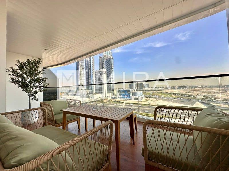 Fully Furnished | Best Price | Dubai Skyline View - Image 2
