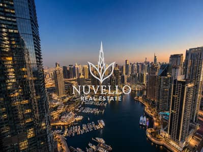 1 Bedroom Apartment for Rent in Dubai Marina, Dubai - Full Marina View | High Floor | Designer Furnished