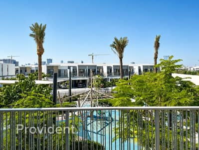 3 Bedroom Townhouse for Rent in Tilal Al Ghaf, Dubai - Park Unit | Maintenance Contract | July