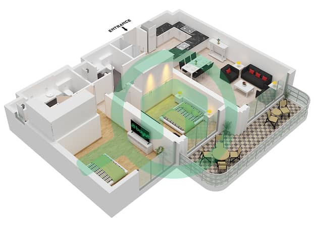 Type U Unit 2 Floor 7
Unit 4 Floor 2-6 Type U Unit 2 Floor 7
Unit 4 Floor 2-6