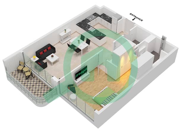 Type J Unit 4 Floor 7
Unit 6 Floor 2-6 Type J Unit 4 Floor 7
Unit 6 Floor 2-6