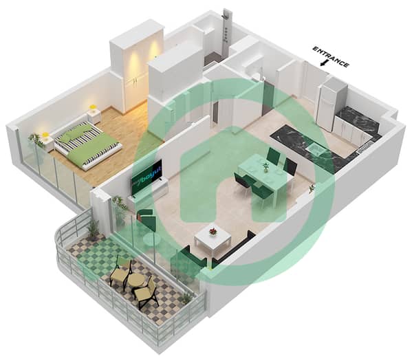 Type A Unit 3 Floor 7
Unit 5 Floor 2-6 Type A Unit 3 Floor 7
Unit 5 Floor 2-6
