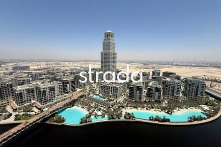 2 Bedroom Apartment for Rent in Dubai Creek Harbour, Dubai - Prime Corner | Fully Furnished | Multiple Cheques
