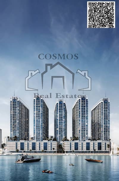 1 Bedroom Flat for Sale in Ajman Free Zone, Ajman - Ajman Creek Towers Creek View 1. jpg