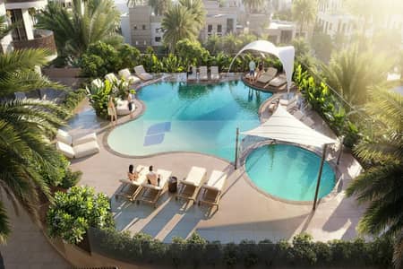 2 Bedroom Apartment for Sale in Al Furjan, Dubai - 01-Vistara House 2 - Pool 1. png 2 Bedroom Apartment for Sale in Al Furjan, Dubai - 01-Vistara House 2 - Pool 1. png