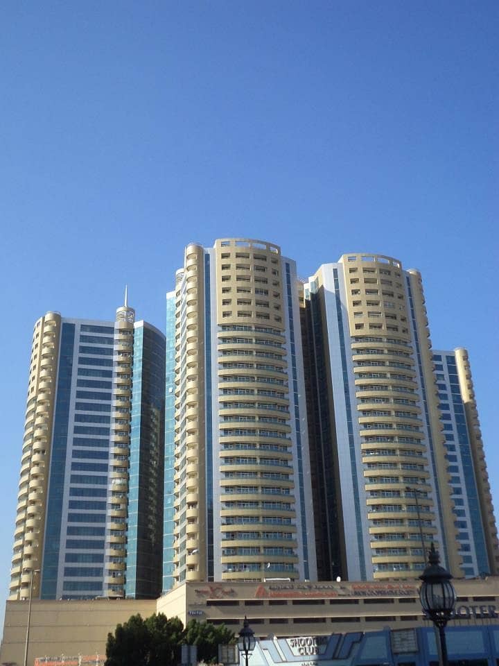 Full Sea View 2 Bedroom Hall For Rent In Horizon Tower Ajman