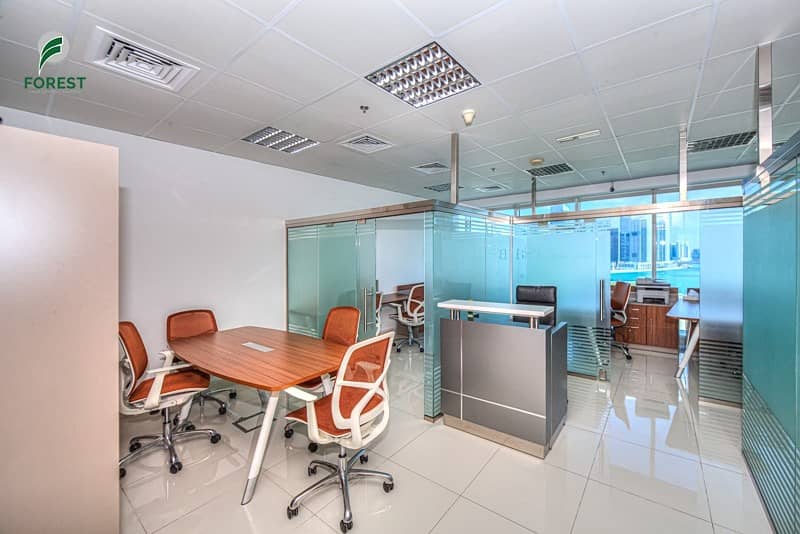 Furnished Fitted Office Space with Canal View