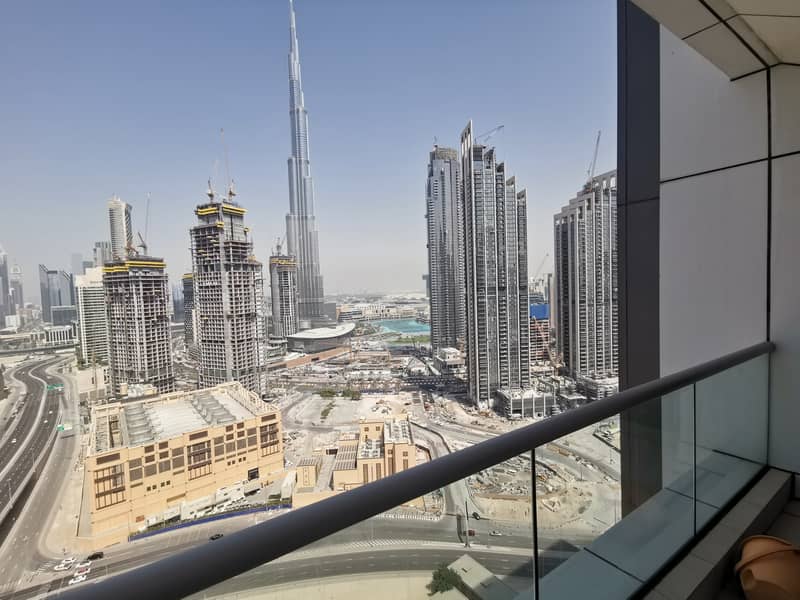 Full Burj Khalifa View - Two Parking Spaces - Next to Metro