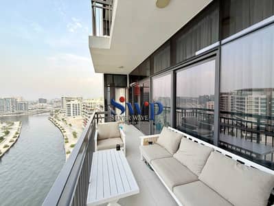 1 Bedroom Apartment for Rent in Al Raha Beach, Abu Dhabi - Beautifull 1BR | Full Canal View | Balcony