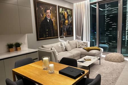 1 Bedroom Flat for Rent in Business Bay, Dubai - Fully Furnished | Burj Khalifa Views | High Floor