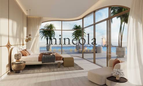 شقة 4 غرف نوم للبيع في نخلة جميرا، دبي - Ocean House by Ellington - penthouse bedroom. jpg