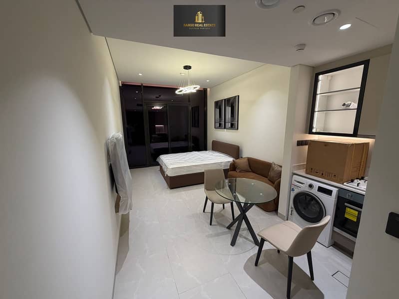 Modern Studio | Ashton Park | Pool View | JVC District 12 - Image 1