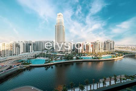 2 Bedroom Flat for Rent in Dubai Creek Harbour, Dubai - Eye Level Full Water Views | Turnkey 2 Bedroom Flat for Rent in Dubai Creek Harbour, Dubai - Eye Level Full Water Views | Turnkey