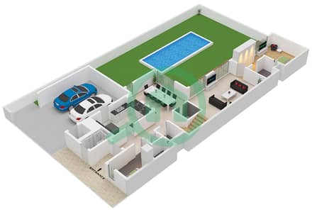 Sobha Reserve - 5 Bedroom Villa Type E Floor plan