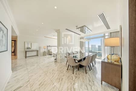4 Bedroom Flat for Rent in Downtown Dubai, Dubai - Burj Khalifa View | Bills Included | High Floor