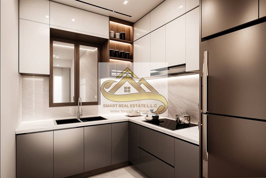 10% down payment for a luxury project, equipped kitchen, open views, balcony, 1% monthly - Image 8