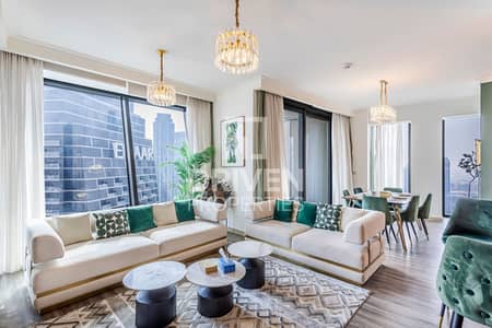 3 Bedroom Apartment for Rent in Downtown Dubai, Dubai - Burj Khalifa View | Maids Room | High Floor